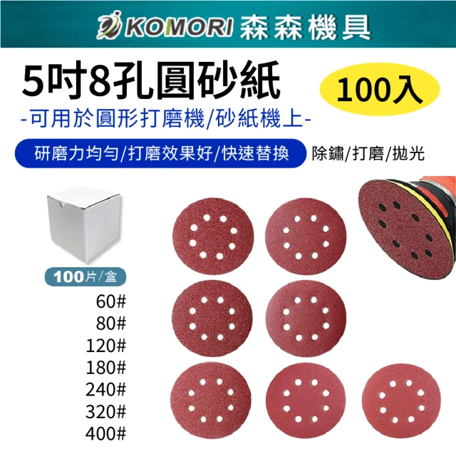 Komori 森森機具 拋光砂紙/研磨片(木工、除鏽、拋光)