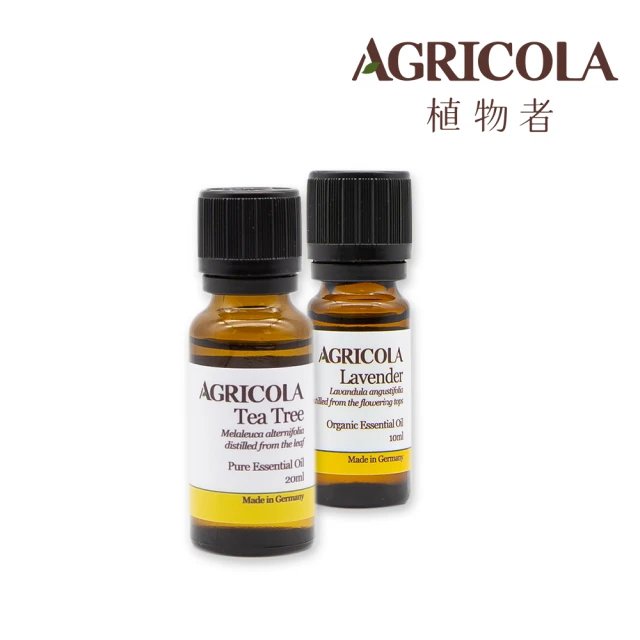 Agricola 植物者 居家常備精油組(茶樹/高地真正薰衣草)