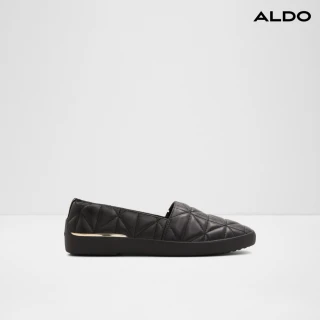 【ALDO】QUILTEN-品味格紋樂福鞋-女鞋(黑色)