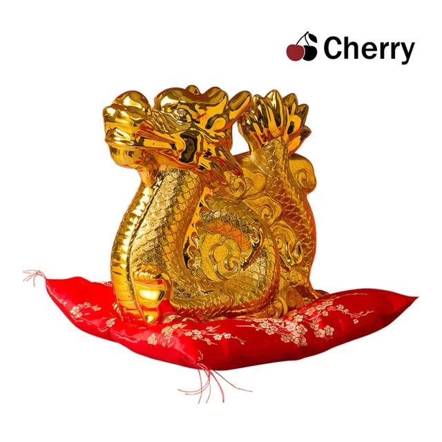 【Cherry】大金龍大福龍 風生水起 事事順利(陶瓷存錢罐 存錢筒 高25CM金龍)