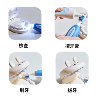 【YOLU】兒童仿真扮家家酒醫護主題玩具組 醫生護士角色扮演玩具 手提箱玩具 啟發職業玩具(附醫師服)