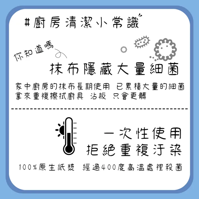【MAY FLOWER 五月花】4串-三層抽取式廚房紙巾(80抽x12入 x4串)