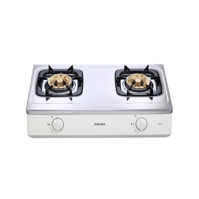 【SAKURA 櫻花】二口桌上式瓦斯爐(G-613A NG1/LPG 含基本安裝)