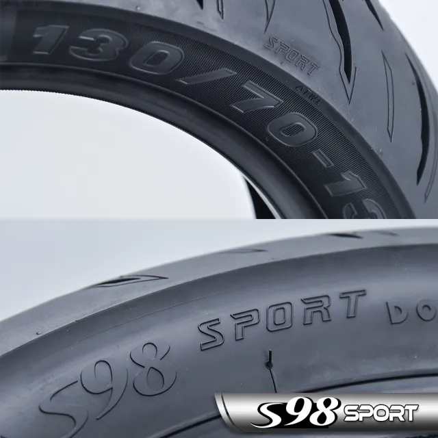 【MAXXIS 瑪吉斯】S98 SPORT 半熱熔運動通勤胎 -12吋輪胎(120-70-12 58L S98 SPORT)