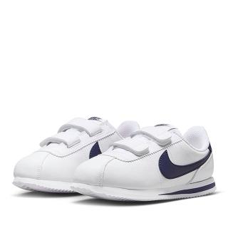 【NIKE 耐吉】運動鞋 童鞋 中童 兒童 魔鬼氈 CORTEZ BASIC SL PSV 藍白 904767-106