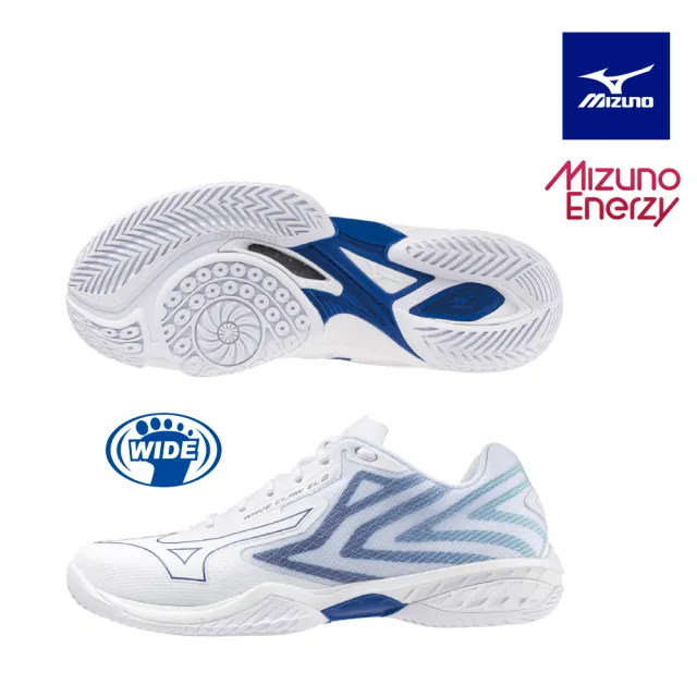 【MIZUNO 美津濃】WAVE CLAW EL 2 男女款羽球鞋 71GA228542(羽球鞋)