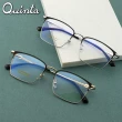 【Quinta】UV400時尚文青防藍光眼鏡(B鈦鏡架/輕盈舒適/有效保護眼睛-QTF2253-多色可選)