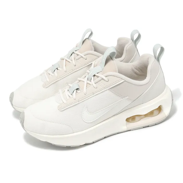 【NIKE 耐吉】休閒鞋 Air Max Intrlk Lite 女鞋 米白 緩震 氣墊 運動鞋(DX3705-002)