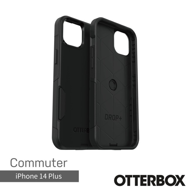 【OtterBox】iPhone 14 Plus 6.7吋 Commuter 通勤者系列保護殼(黑)