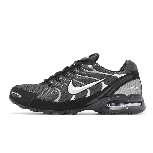 【NIKE 耐吉】慢跑鞋 Air Max Torch 4 黑 銀 氣墊 男鞋 反光 運動鞋(343846-002)