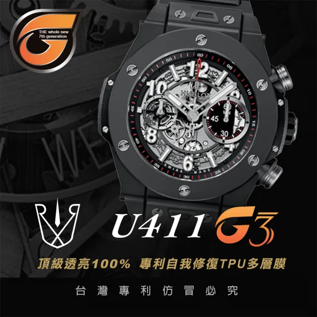 【RX-8】RX8-G3第7代保護膜 HUBLOT宇舶錶 膠帶款 系列貼膜 含鏡面、外圈(不含手錶)