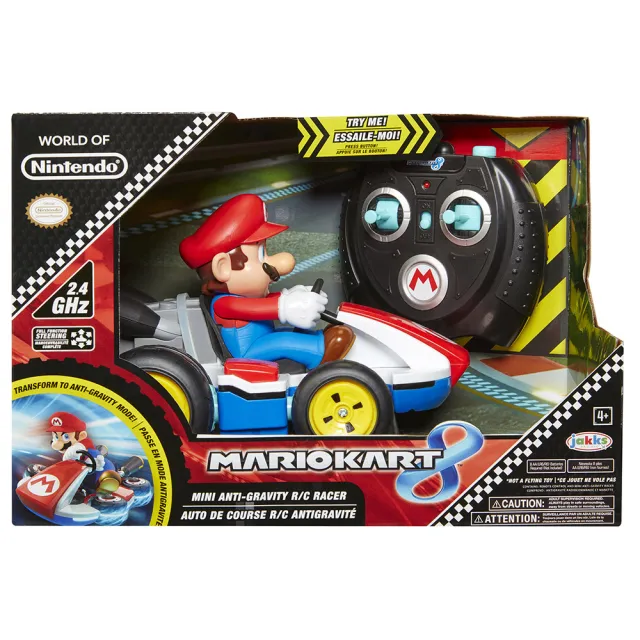 【Nintendo 任天堂】瑪利歐迷你遙控車(超級瑪利歐/遙控車/電動車/玩具車/賽車)