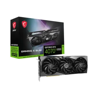 【MSI 微星】RTX4070 Ti SUPER 16G GAMING X SLIM 顯示卡