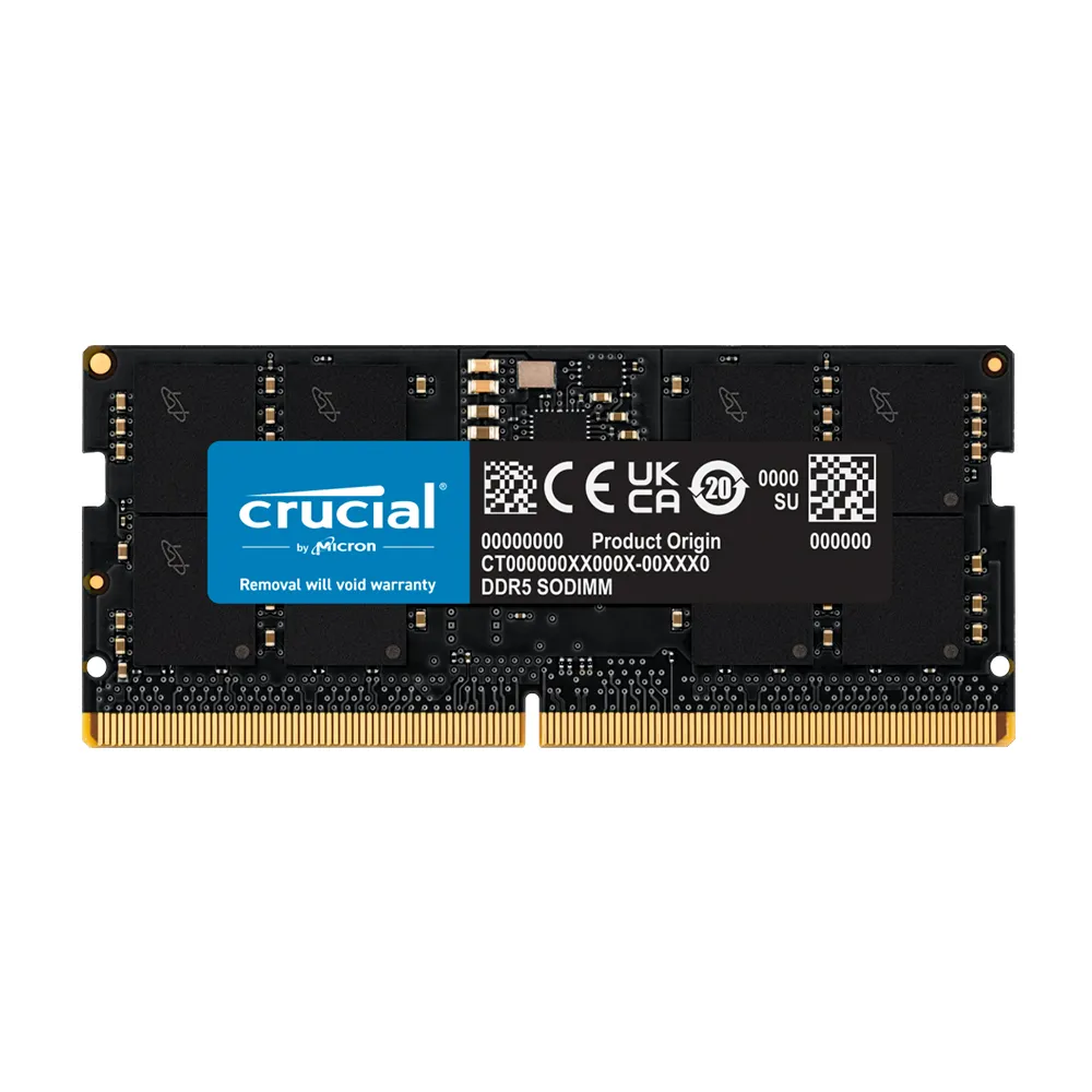 【Crucial 美光】DDR5 5600 32GB 筆電記憶體(CT32G56C46S5)
