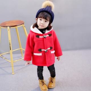 【LANNI 藍尼】現貨 兒童保暖牛角扣外套※(休閒/售完不補)