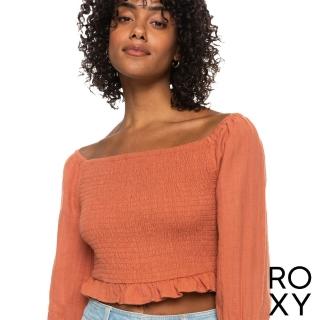 【ROXY】女款 女裝 五分袖上衣 LIKE THE SUN(咖啡色)