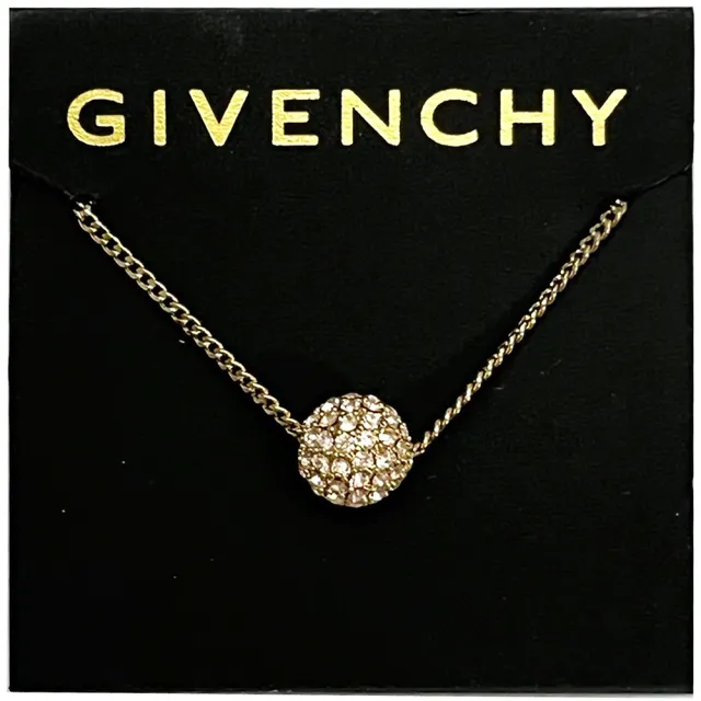 【GIVENCHY 紀梵希】金色滿天星許願球項鍊