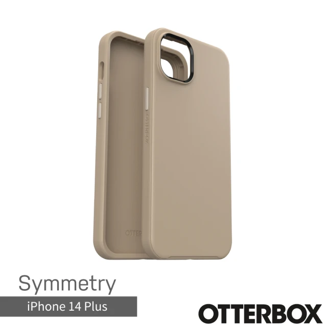 【OtterBox】iPhone 14 Plus 6.7吋 Symmetry 炫彩幾何保護殼(奶茶)