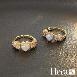 【HERA 赫拉】優雅蒼蘭之心14k戒指 H112032807(飾品)