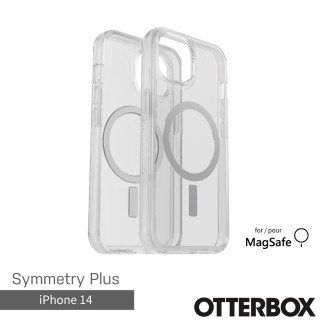 【OtterBox】iPhone 14 6.1吋 Symmetry Plus 炫彩幾何保護殼-透明(支援MagSafe)
