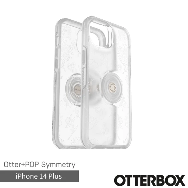 OtterBoxOtterBox iPhone 14 Plus 6.7吋 Symmetry 炫彩透明泡泡騷保護殼(花卉)