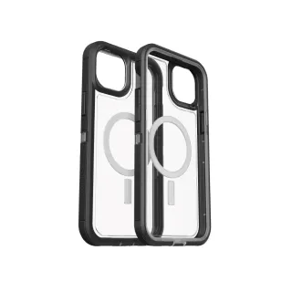 【OtterBox】iPhone 14 Plus 6.7吋 Defender XT 防禦者系列保護殼-黑/透(支援MagSafe)
