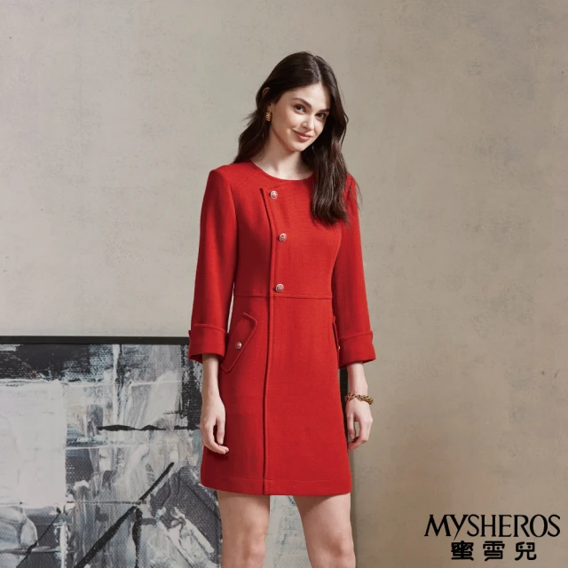 MYSHEROS 蜜雪兒 運動休閒夾克外套 拼色字母數字刺繡