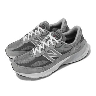 【NEW BALANCE】休閒鞋 990 V6 4E 超寬楦 灰 元祖灰 美製 男鞋 麂皮 復古 NB 紐巴倫(M990GL6-4E)