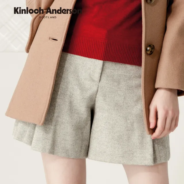 【Kinloch Anderson】側邊蝴蝶結磨毛褲裙 金安德森女裝(KA0275201)