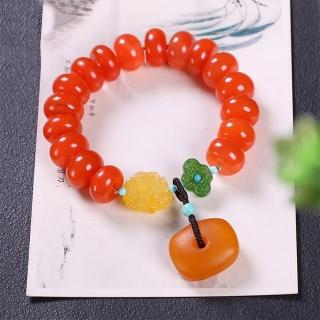 【MoonDy】包包 手鍊 南紅珠手鍊 玉手鍊 串珠手鍊 保平安手鍊 避邪手鍊 粗手鍊 蜜蠟佛珠 碧玉手串 送