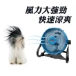 【Komori 森森機具】鋰電電風扇 1電1充(插頭電池兩用款 工業用風扇)