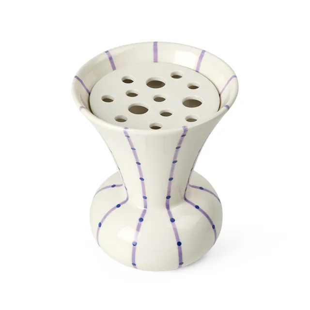 【北歐櫥窗】Kahler Signature 標緻藝術花瓶(紫、高 15cm)