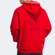 【adidas 愛迪達】Originals 男款 女款 紅色 CNY 新年 龍年 復古 三葉 帽T 長袖 IX4217