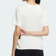 【adidas 愛迪達】Gfx Ss Tee 女款 白色 圓領 上衣 舒適 運動 休閒 短袖  IZ3141