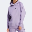 【adidas 愛迪達】W Z.n.e. Wtr Oh 女款 紫色 運動 休閒 帽T 上衣 長袖 IS4336