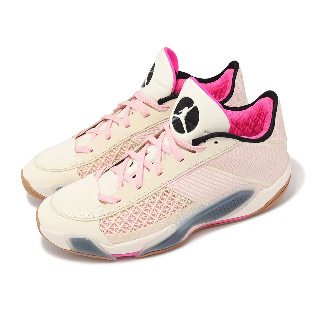 NIKE 耐吉】籃球鞋Air Jordan 38 XXXVIII Low PF 男鞋米白粉紅