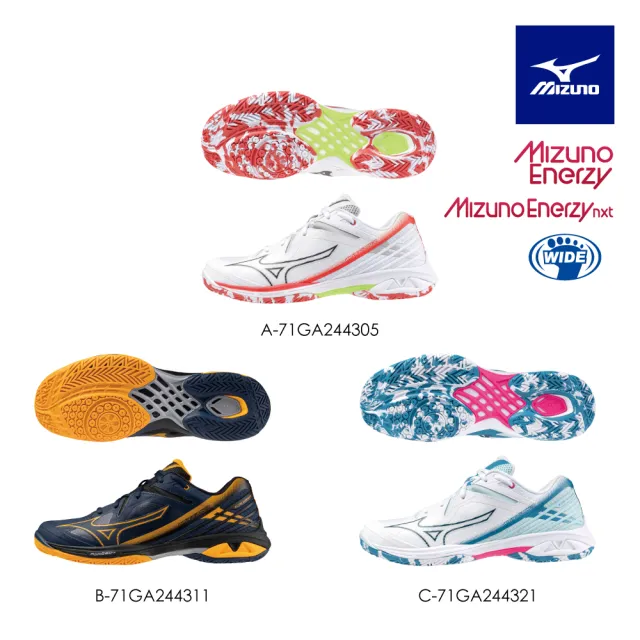 【MIZUNO 美津濃】WAVE CLAW 3 羽球鞋 71GA2443XX 任選一雙(羽球鞋)