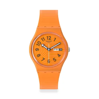 【SWATCH】TRENDY LINES IN SIENNA 經典手錶/男錶/女錶/瑞士製造 SO28O703(34mm)