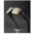 【Hawk 浩客】輕量設計太陽眼鏡 台灣精品專業偏光套鏡-加大款 立即護眼防曬 HK1604A 霧黑框藍水銀深灰偏光