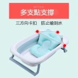 【BabySplash】寶寶加厚折疊澡盆+安全浴網(嬰兒 寶寶 澡盆 泡澡盆 洗澡盆 浴網 安全)