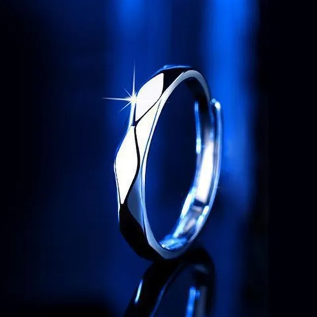 【米蘭精品】莫桑石戒指925純銀(六爪一克拉情侶對戒男女飾品74gk2)