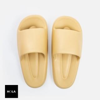 【HOLA】奧可利圓潤厚底EVA拖鞋L 燕麥黃