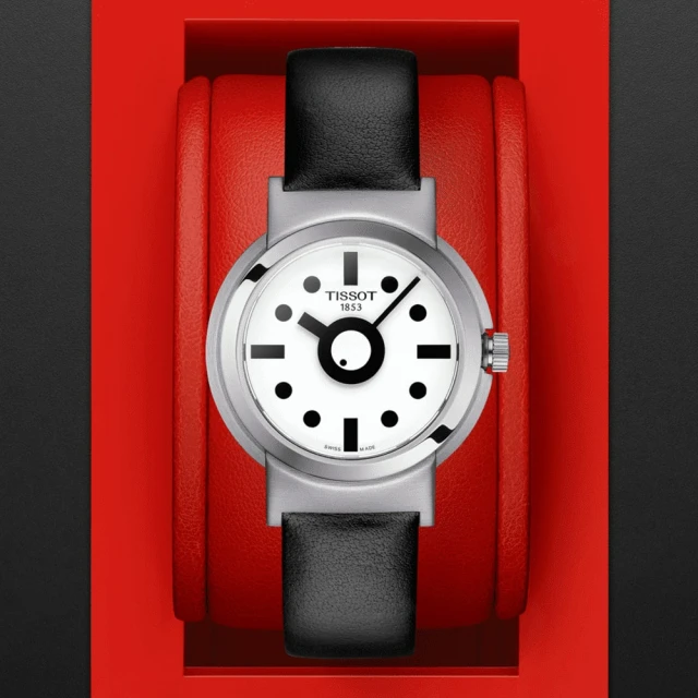 TISSOT 天梭 HERITAGE MEMPHIS 孟菲斯時尚腕錶(T1342101701100)