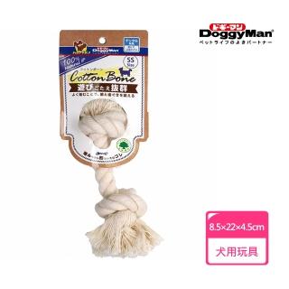 【Doggy Man】犬用自然素材棉質潔牙拉索玩具-SS(寵物用品)