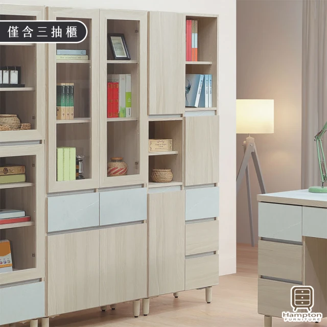 慢慢家居 雙門款-全碳鋼超耐重現代簡約收納櫃展示櫃書櫃(鐵藝