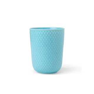 【北歐櫥窗】Lyngby Porcelain Rhombe 菱紋 瓷杯(330ml、松綠)
