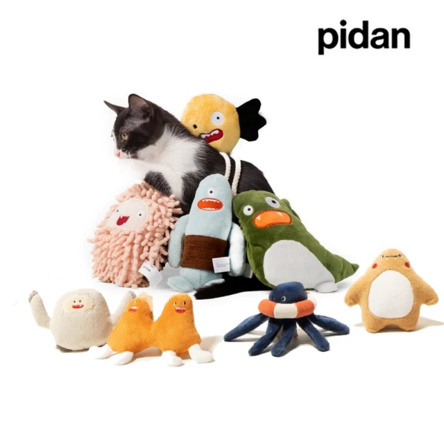 【pidan】貓用毛絨玩具 -小怪獸系列 多款可選(外星人 貓玩具 寵愛 娃娃)