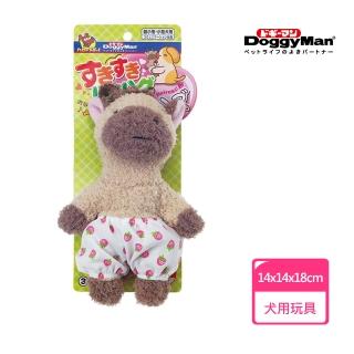 【Doggy Man】犬用友達毛絨啾啾玩具-長頸鹿之助(寵物用品)