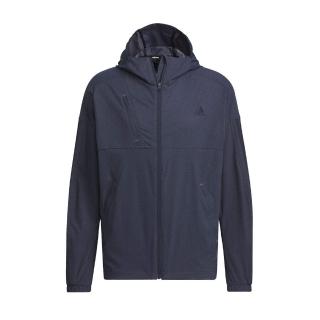 【adidas 愛迪達】denim clo jkt 男 連帽 外套 運動 訓練 休閒 吸濕排汗 拉鍊口袋 深藍(im8775)