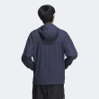 【adidas 愛迪達】Denim CLO JKT 男 連帽 外套 運動 訓練 休閒 吸濕排汗 拉鍊口袋 深藍(IM8775)